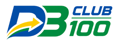 Logotipo colorido DB Club 100