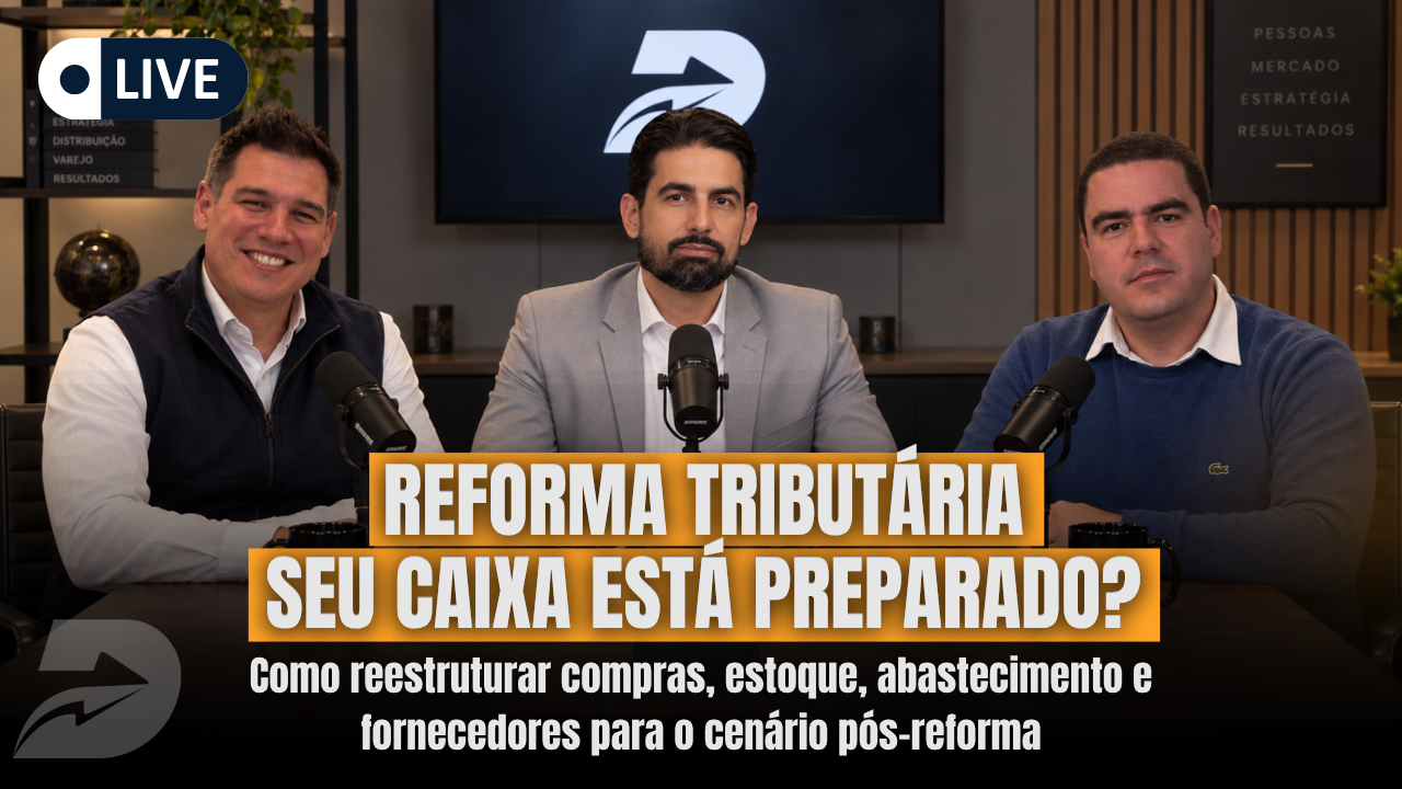 Capa do episódio Reforma Tributária. Seu caixa esta preparado?